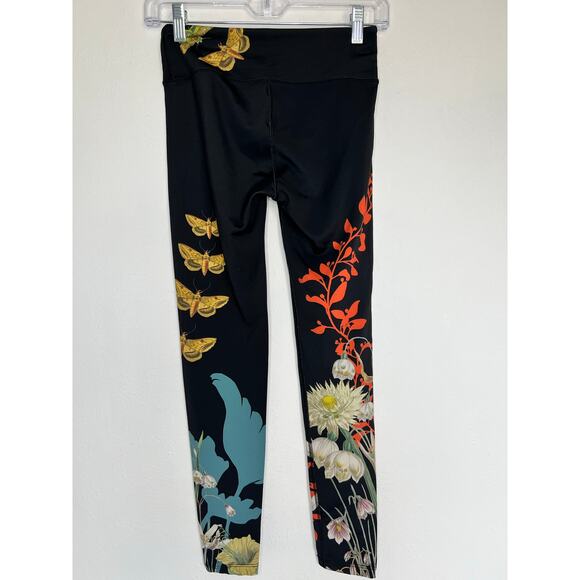 Noli Enchanted Ethereal Butterfly Black Colorful Leggings Small - Picture 3 of 9
